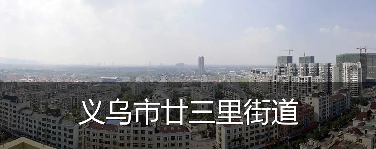 义乌市廿三里街道